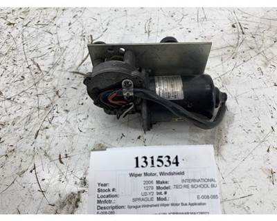 SPRAGUE E-008-085 Windshield Wiper Motor for a International PB305; INTEGRATED RE SCHOOL BU
