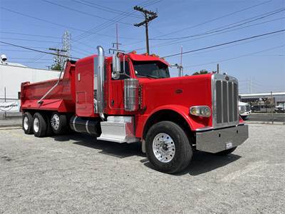Peterbilt 389 Dump Truck - Cummins 525HP, 18 Speed Manual