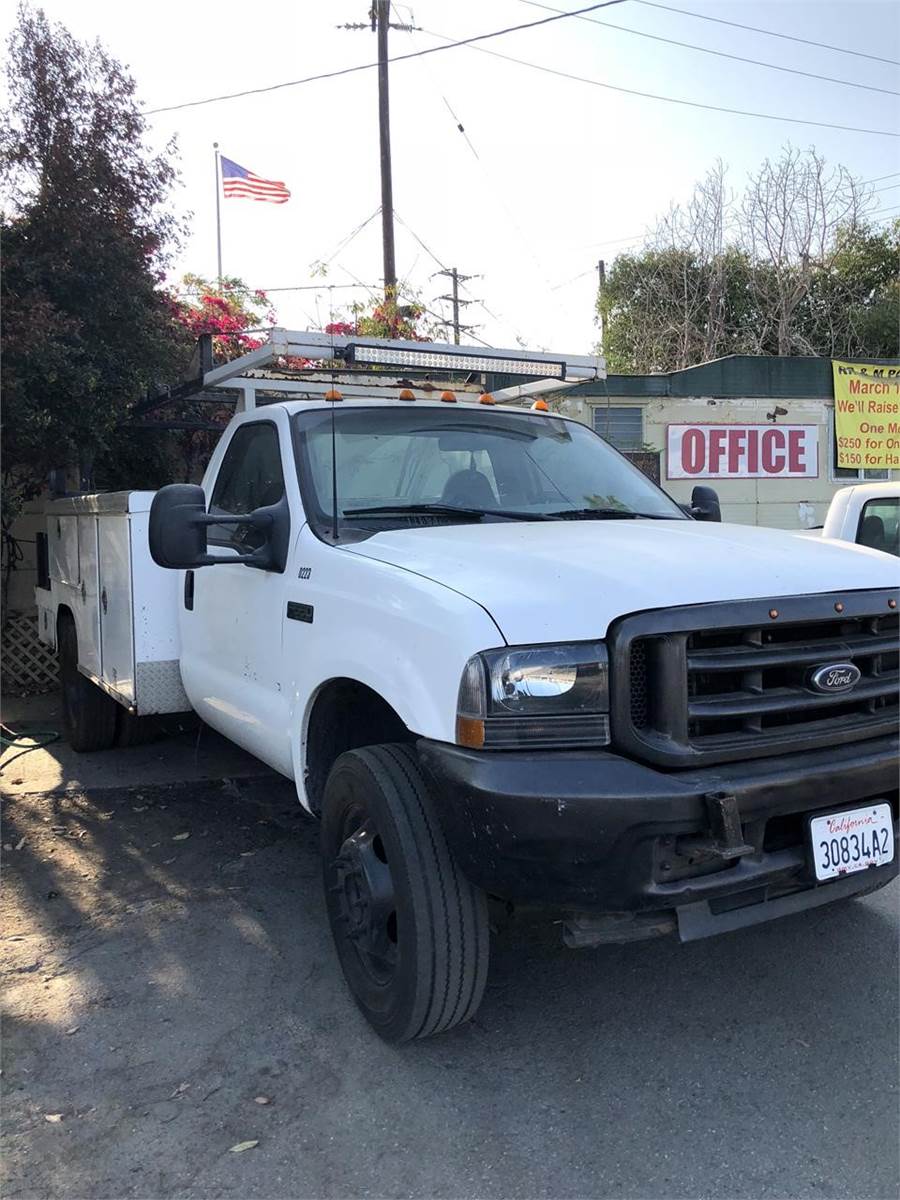 2002 Ford F550 Mechanic / Service Truck For Sale, 257,000 Miles Los