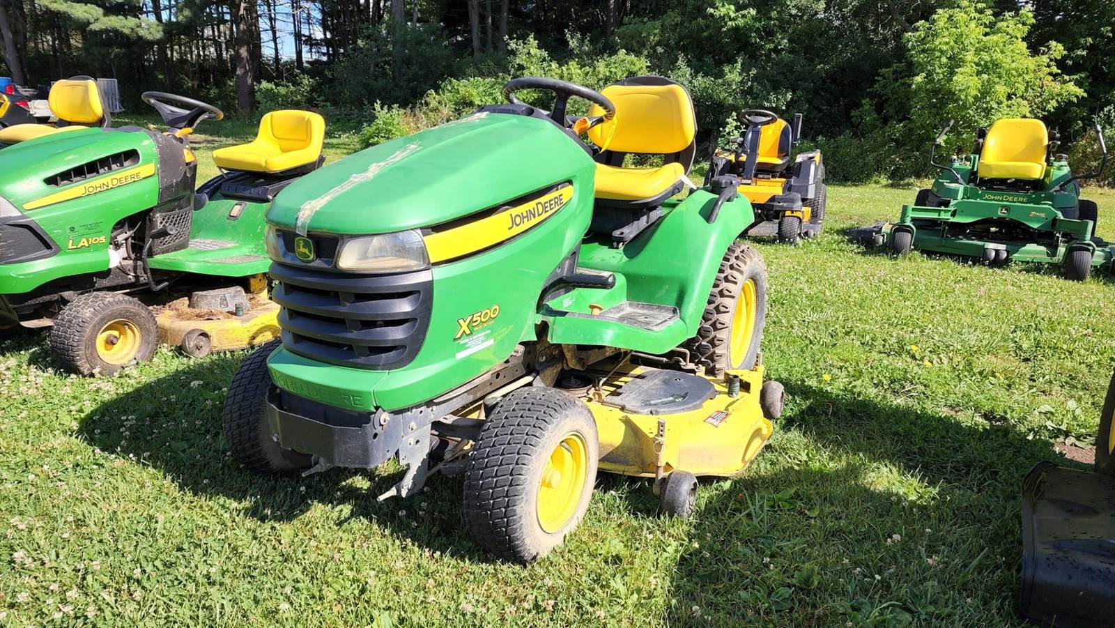 2008 John Deere X500 Riding Lawn Mower For Sale, 646 Hours