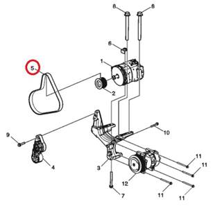 Volvo 20430368 Altternator Belt