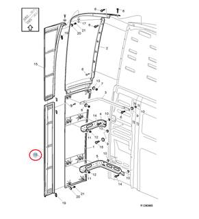 Volvo 84740195 CAB KIT, LOWER, AERO EXTENDERS LOWER, BLAM-HDI/UBLAMP for truck