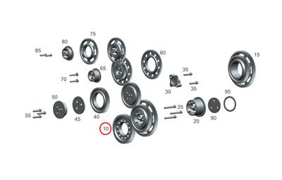 Detroit DD15 Crankshaft Gear for Freightliner Cascadia A4720500303, A4730500303