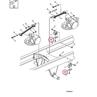 Mack 25173204 EXTENSION, Rear Suspension Mounting Volvo