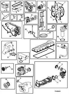 Volvo D13H Timing Gears Kit for D13 Turbo Compound 24736976