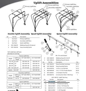AERO Conestoga Trailer 0201-861009 Bow Uplift Connector