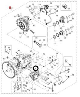 Detroit A9482600563 CONTROLLER, SHIFT WITHOUT TRANSMISSION CONTROL