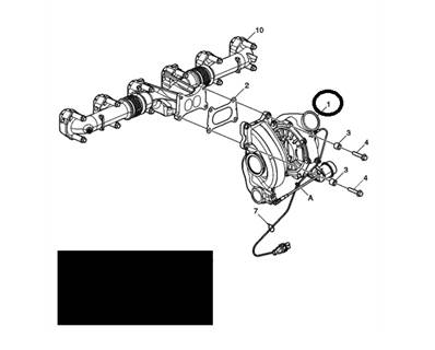 Volvo OEM VN NR D13 Turbo Kit 2022-2024 85022349 23962938
