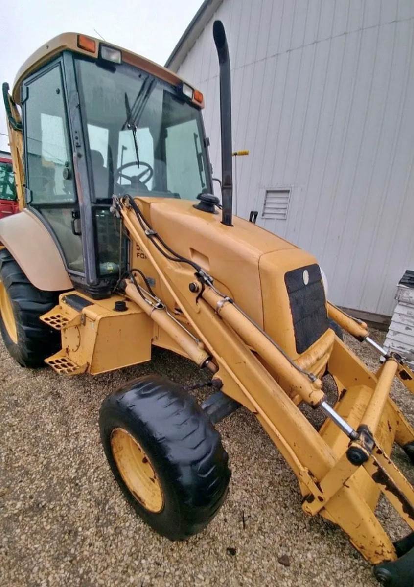 1998 New Holland 555E 4x4 Backhoe For Sale, 6,800 Hours Wayne, MI