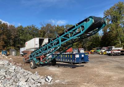 2008 Powerscreen 50X36 Radial stacker Conveyor