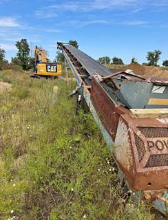 Powerscreen 60’ radial stacker Conveyor