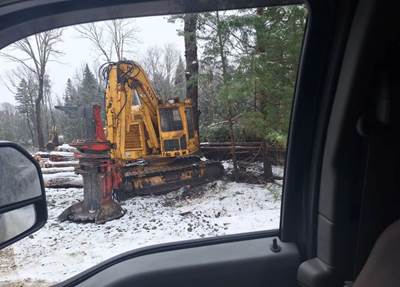 1997 John Deere 653E Wheeled Feller Buncher