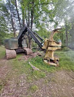 1994 Timberjack 608FB Wheeled Feller Buncher