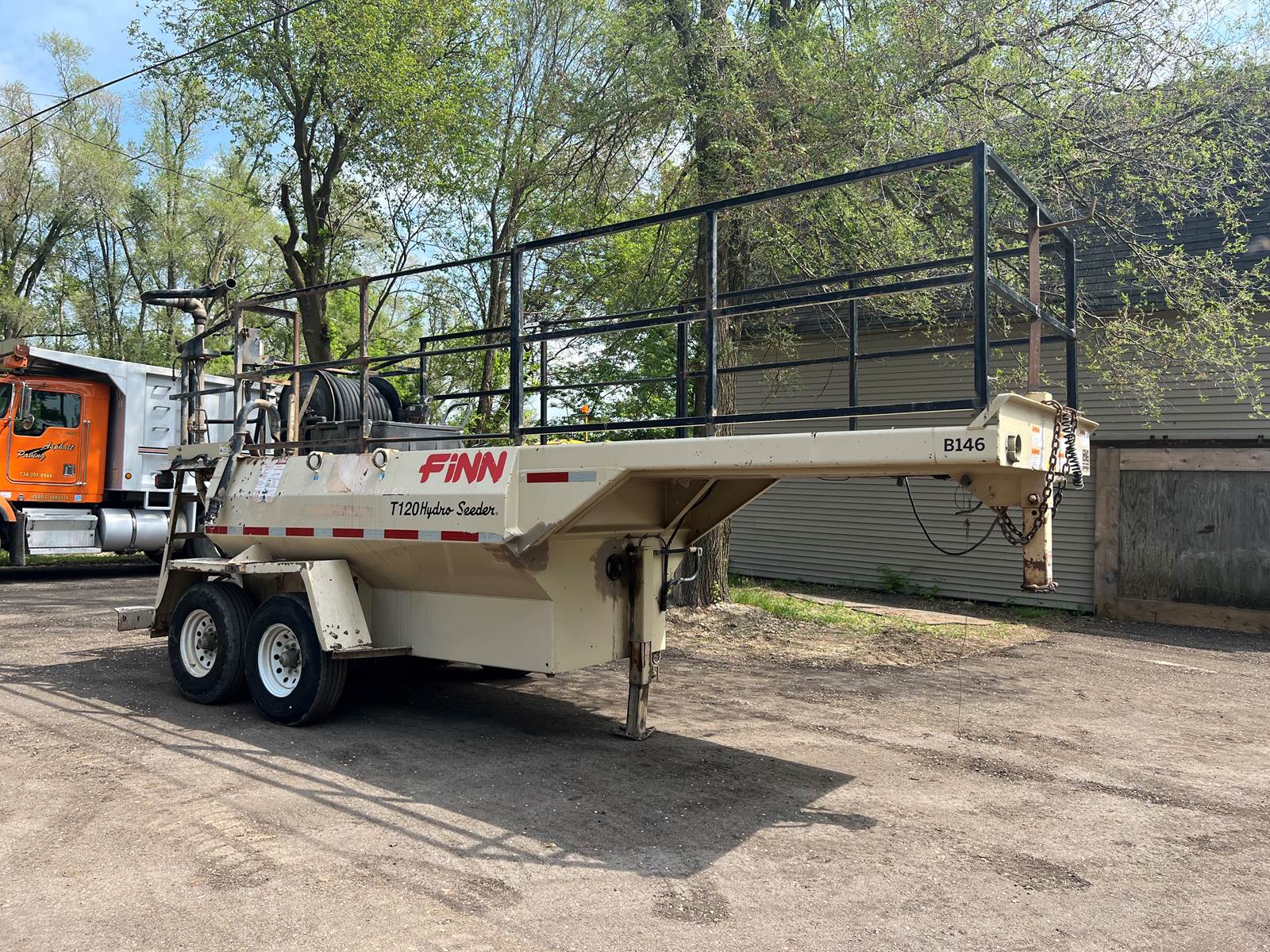 2018 FINN T120 Hydroseeder / Straw Blower For Sale, 833 Hours Wayne
