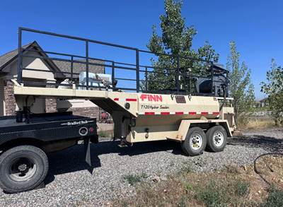 2015 FINN T120GN Hydroseeder / Straw Blower