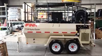 2024 FINN T120 Hydroseeder / Straw Blower