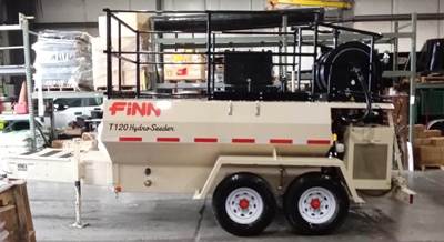 2024 FINN T120T Hydroseeder / Straw Blower