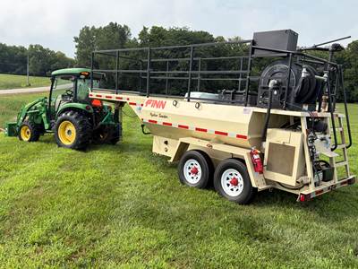 2015 FINN T120GN Hydroseeder / Straw Blower