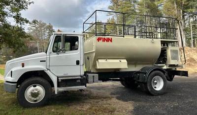 FINN T170 Hydroseeder on Kenworth FL70 Truck