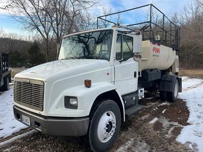 FINN T170 Hydroseeder on Freightliner