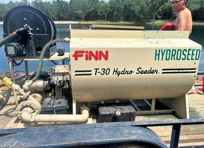 2019 FINN T30 Hydroseeder / Straw Blower