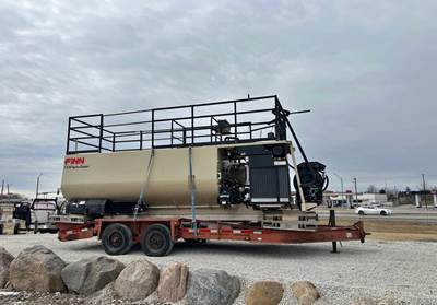 2024 FINN T330 Hydroseeder / Straw Blower