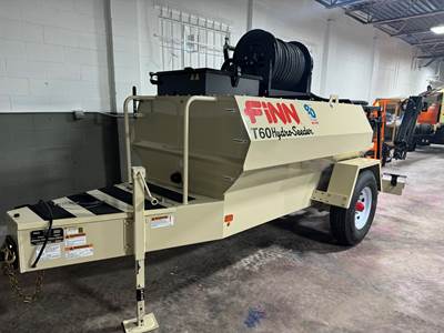 2025 FINN T60T Hydroseeder / Straw Blower