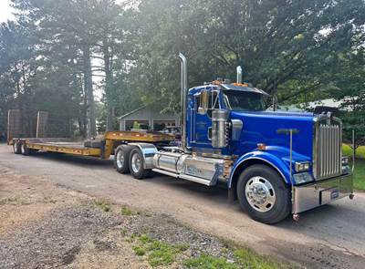 1997 Ferree LT-35D 35 Ton Lowboy Trailer