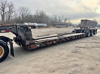 1997 Trail King 40 Ton TS80HGS-483 Lowboy Trailer
