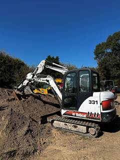 2007 Bobcat 331G Mini Excavator - Bucket & Thumb