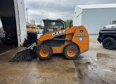 2012 Case SR270 Skid Steer with 2020 12k lbs trailer