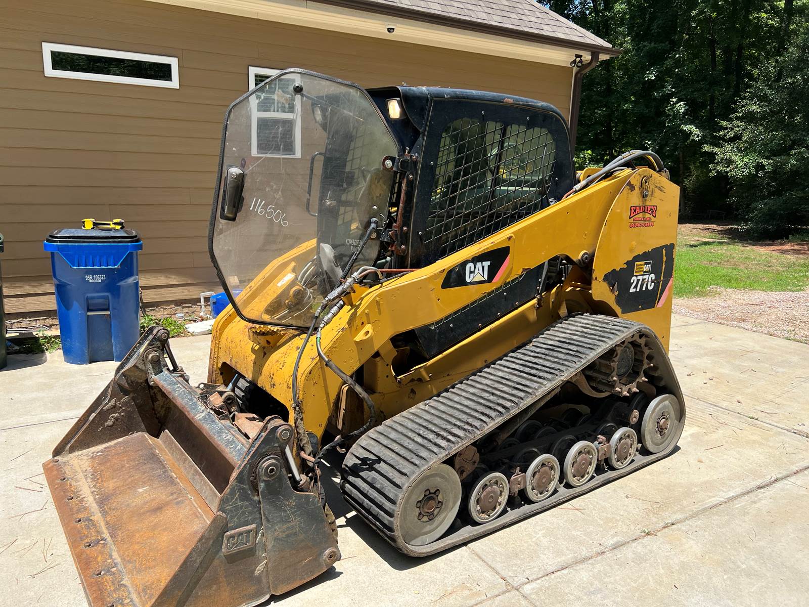 2011 Caterpillar 277C Skid Steer 4 in 1 Bucket For Sale, 3,200 Hours