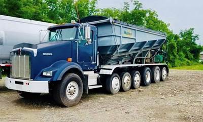 2005 Kenworth C13 Stone Slinger / Spreader Truck Box