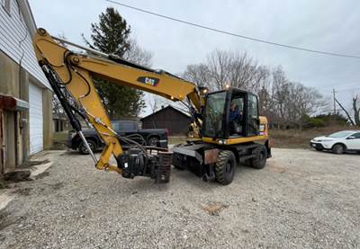 2014 Caterpillar M313D Wheeled Excavator
