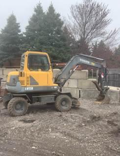2006 Volvo EW55B Wheeled Excavator