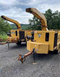 2 Vermeer BC1800XL Towable Wood Chippers