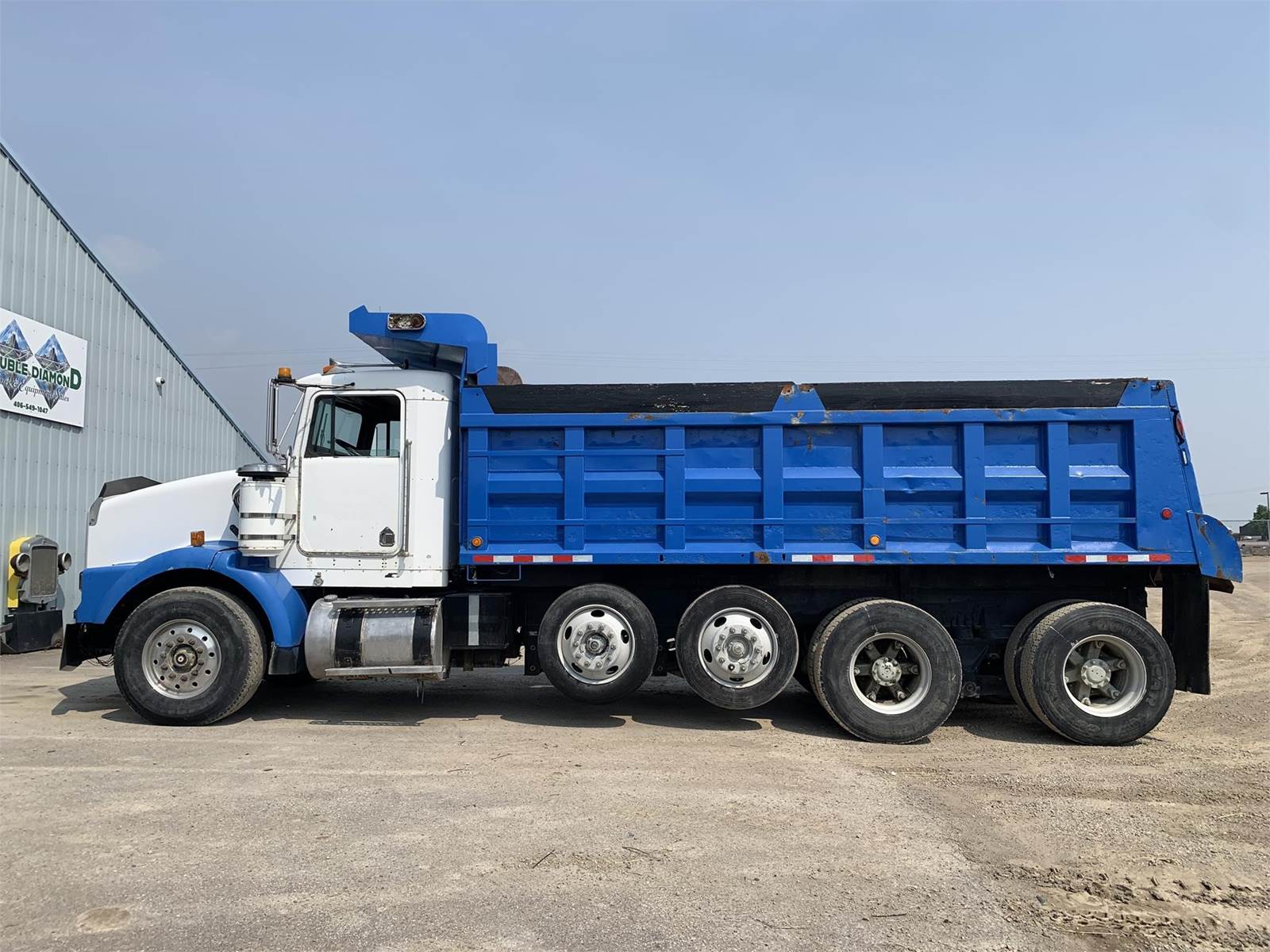 1994 Kenworth T800 Quad Axle Dump Truck Cummins 465HP, 13 Speed