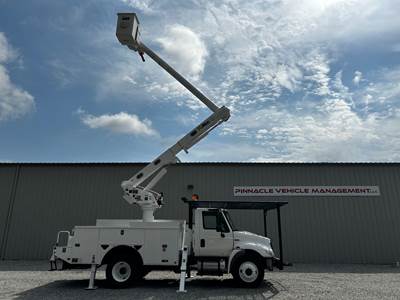 2012 International 4300 DT466 50ft Working Height Over Center Boom / Bucket Truck - Altec L42M Boom