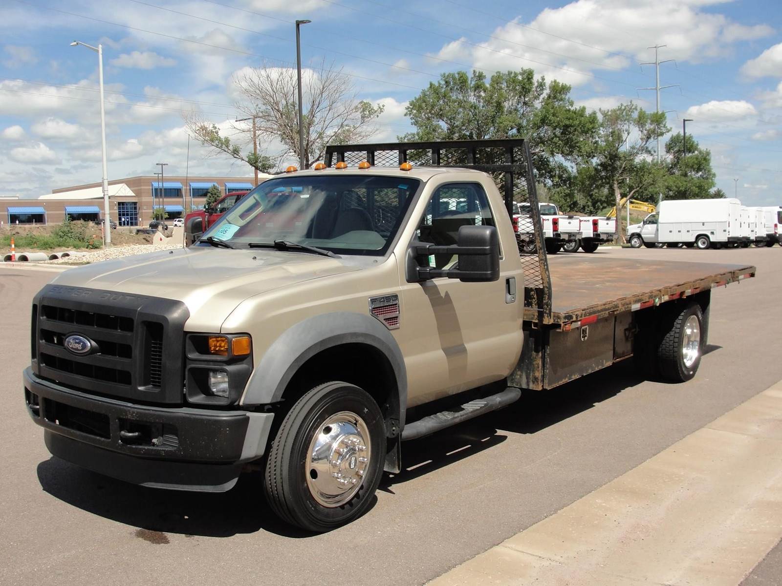 2008 Ford F450 Flatbed Truck 350HP, Automatic For Sale, 171,618