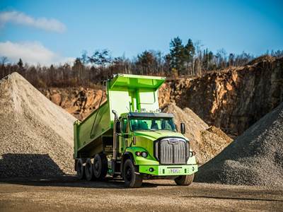 Autocar DC64 Dump Truck - Cummins 455HP, 6 Speed Allison Rds Automatic, 19' Dump