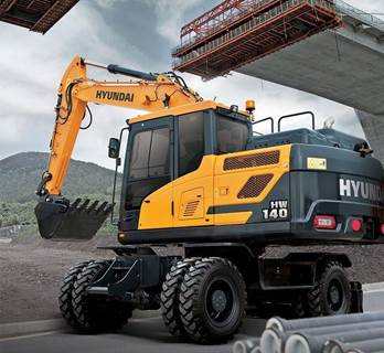 Hyundai HW140A Wheeled Excavator