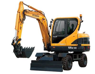 Hyundai ROBEX 55W-9A Wheeled Excavator