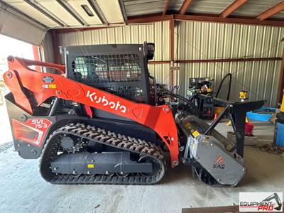 2025 Kubota SVL 75-3H Mini Skid Steer - FAE DML/SSL/SONIC 150 Mulching Head