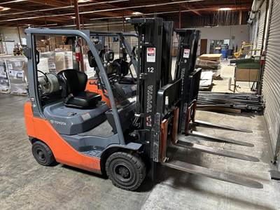 Toyota 8FGCU18 Cushion Tire Forklift - 3500lb Capacity