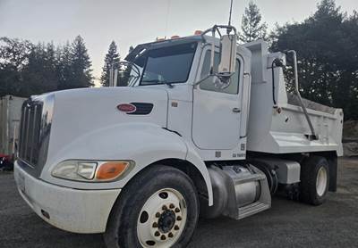 Peterbilt 337 Single Axle Dump Truck - Paccar 240HP, 6 Speed Allison Rds Automatic, 10' Dump