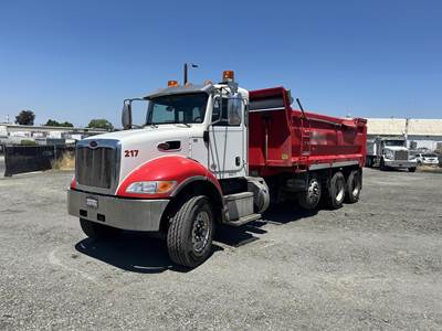 Peterbilt 348 Tri Axle Dump Truck - Paccar, Automatic