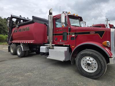 Peterbilt 365 Tri Axle Dump Truck - Paccar 455HP, 13 Speed Manual
