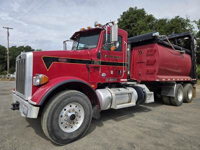 Peterbilt 365 Tri Axle Dump Truck - Paccar 455HP, 13 Speed Manual