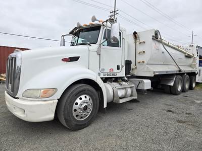 Peterbilt 386 Tri Axle Dump Truck - Cummins 485HP, 13 Speed Manual