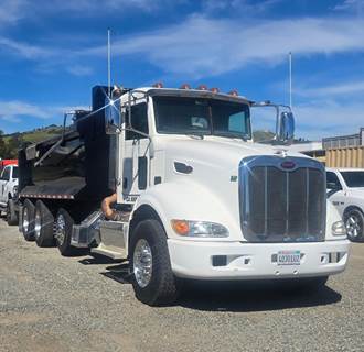Peterbilt 386 Dump Truck - Cummins 485HP, 13 Speed Manual